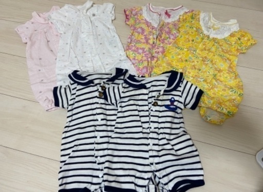 双子 女の子 服 ロンパース 半袖 すうさん 百合が原のベビー用品 ベビー服 の中古あげます 譲ります ジモティーで不用品の処分