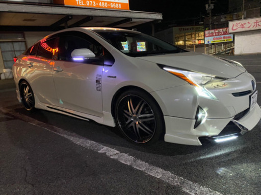 50プリウス　前期　エアロモデリスタ風　リアセット プリウス50系専用 エアロ3点セット モデリスタ(UP-GRADE STYLE