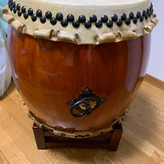 長胴和太鼓1.6尺2台セット 台座・ケース付き【引取り限定・美品】