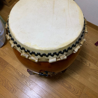 長胴和太鼓1.6尺2台セット 台座・ケース付き【引取り限定・美品】