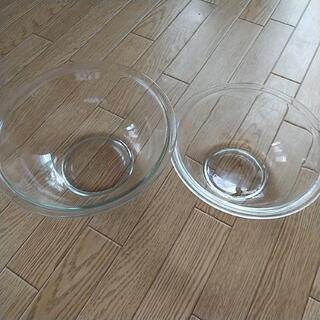【#028】耐熱ガラスのボウル(2個セット)
