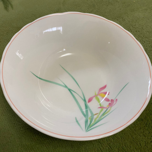 香蘭社 香蘭 深鉢 菓子鉢 盛鉢 W58-EBB 1枚 有田焼 白磁 色絵 金彩