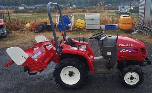 鹿児島発 ヤンマー 12.5馬力 トラクターKe-1 約361時間 ノンクラッチ