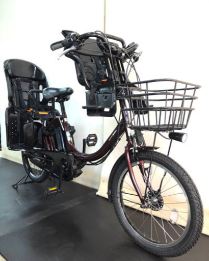 品揃え豊富で 関東全域送料無料　保証付き ヤマハ　パスバビー　20インチ デジタル　電動自転車 8.7ah 3人乗り 電動アシスト自転車