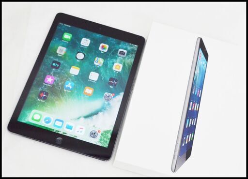 中古 au iPad Air 16GB スペースグレイ MD791JA/A 〇判定 A1475 中古本体