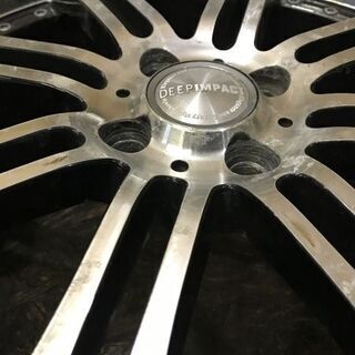 【TOYO DRB 205/40R17】夏タイヤ 4本【DEEP IMPACT 社外 17インチ 6.5J4HPCD100+53】キューブ等　(VTK301) クレジットカード QR決済可能