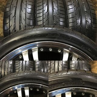 【TOYO DRB 205/40R17】夏タイヤ 4本【DEEP IMPACT 社外 17インチ 6.5J4HPCD100+53】キューブ等　(VTK301) クレジットカード QR決済可能
