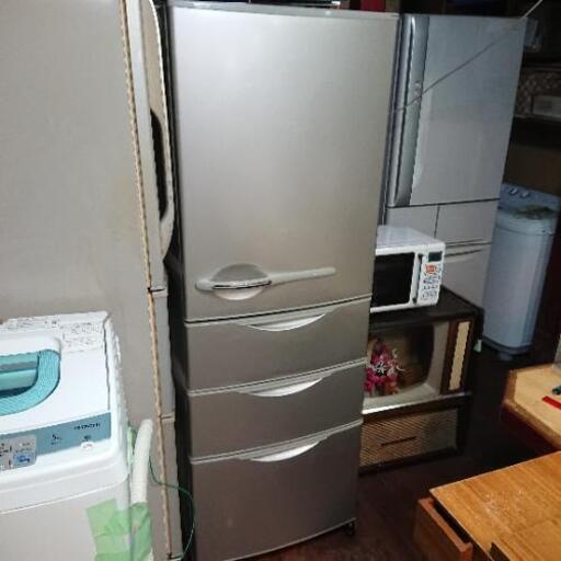 ☆SANYO サンヨー SR-361J(S)-2 357L 冷凍冷蔵庫 4ドア 動作保障☆