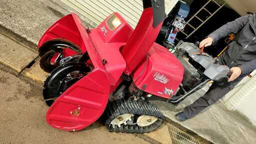 中古難あり エンジン一発始動　動作確認動画あり ホンダ　除雪機 HSS1170IH 11馬力？