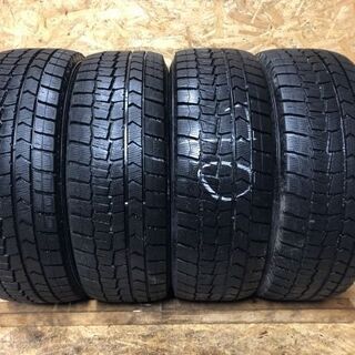 DUNLOP WINTER MAXX WM02 215/60R16 16インチ スタッドレス 4本 2016～17年製 バリ溝 マークX ティアナ等　(MTD45) クレジットカード QR決済可能