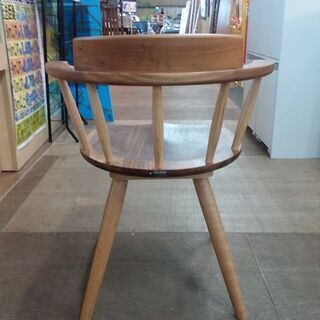 店舗同時販売中】 ナガノインテリア REAL 回転アームチェア