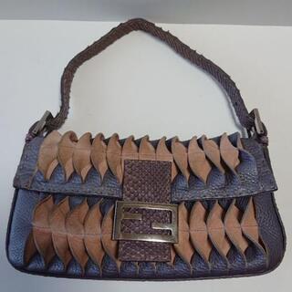 フェンディ☆バッグ☆ハンドバッグ☆レア☆FENDI☆スエード☆皮☆コンビ フェンディ☆バッグ☆ハンドバッグ☆レア☆FENDI☆スエード☆皮☆コンビ