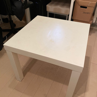 IKEAローテーブル + 折り畳み座椅子