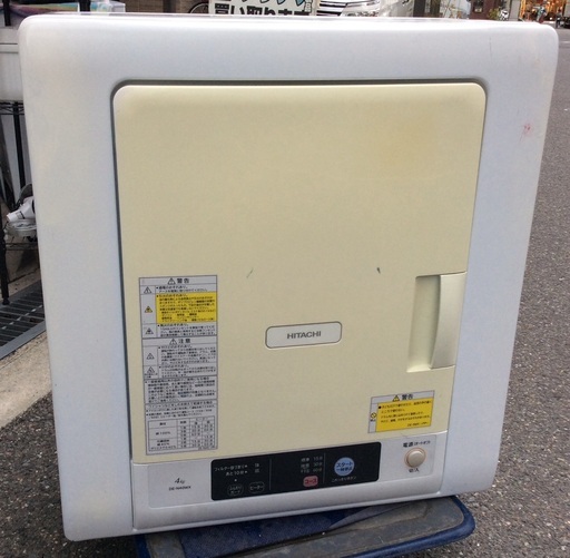 【RKGSE-443】特価！日立/除湿型電気衣類乾燥機/DE-N40WX/中古/2017年製/当社より近隣地域無料配達