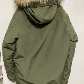 DANTON タッサーダウン　カーキ　ロング　美品