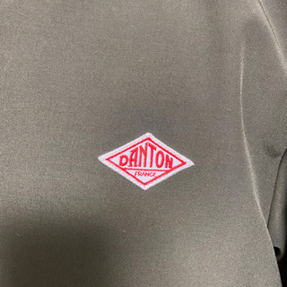 DANTON タッサーダウン　カーキ　ロング　美品