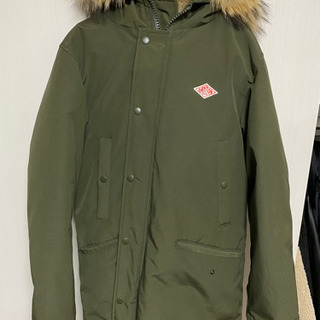 DANTON タッサーダウン　カーキ　ロング　美品