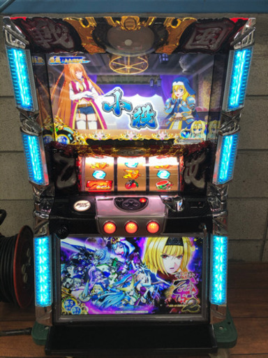 スロット台 戦国乙女2 コイン不要機 カギ付