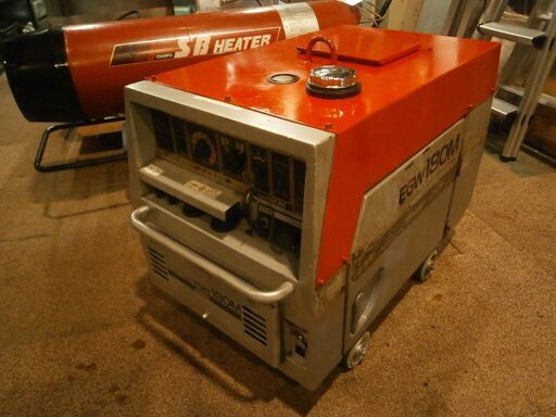 ☆中古品 新ダイワ 防音型エンジン発電機兼、溶接機 ウェルダー EGW180M ガソリン 動作問題なし☆