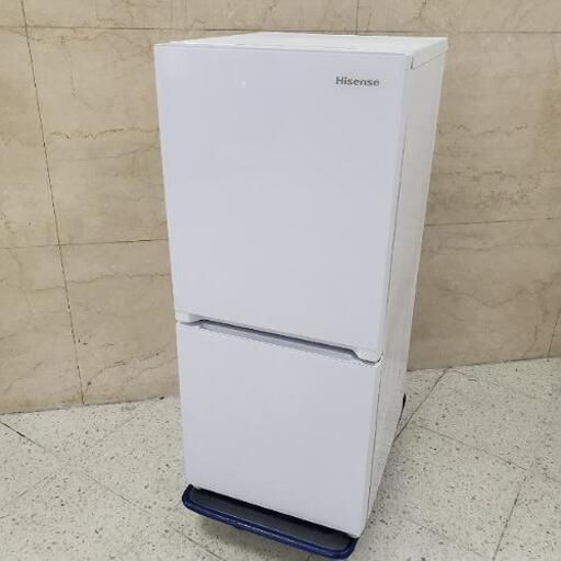 ■配送・設置可■2018年製 Hisense ハイセンス 2ドア 134L ノンフロン冷凍冷蔵庫 HR-G13A-W ガラストップ