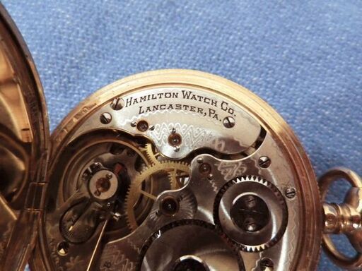 ヴィンテージ ハミルトン 懐中時計 Grade975 (Model 1) 1898年