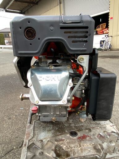 使用頻度少なく整備済 クボタ 8.7馬力 4サイクル C-OHV ガソリン 