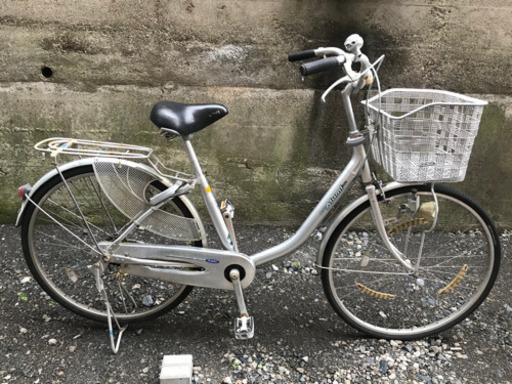 26インチ　ママチャリ　自転車
