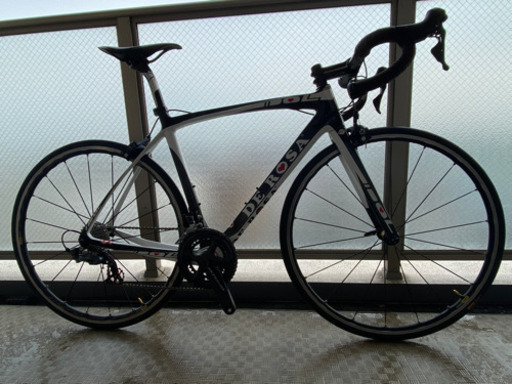 DEROSA IDOL カーボンディープリムホイール　ビッグプーリーセット デローザ アイドル カーボン 52 アルテグラ ビックプーリー付き DEROSA