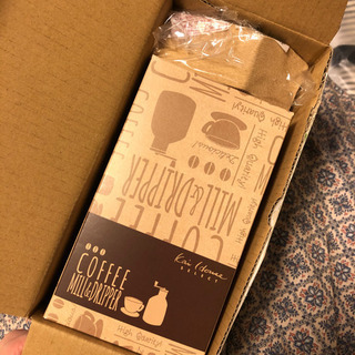 【ネット決済・配送可】日本製コーヒーミルセット　一回だけ使用した