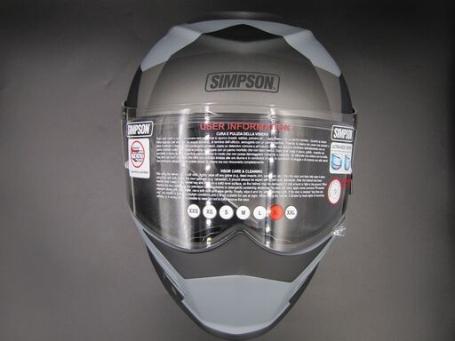 ★24H以内発送★新品★日本未発売★SIMPSON ヴェノム(ゴーストバンディット) XL(61-62)マットカラー