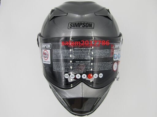 ★即納★新品★SIMPSON ダークサム ガンメタル M(57-58）