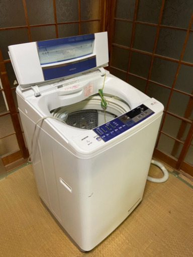 中古　2014年製　日立全自動洗濯機　7.0K   BW-7SV