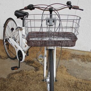 街乗り中古シティサイクルBRIGHTLY27インチLEDオートライト6段変速