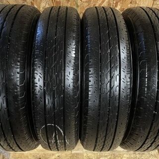 BS ECOPIA R680 165R14 LT 6PR 14インチ 夏タイヤ 4本 2016年製 バリ溝 ...
