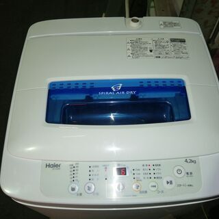 【現地取引歓迎】【簡易清掃済】☆Haier JW-K42M洗濯機...