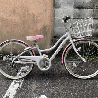 【ネット決済】中古　ブリヂストン　22インチ　子供自転車　ジュニ...