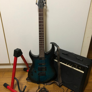 【ネット決済】左用エレキギター、ギターアンプ、ギタースタンド
