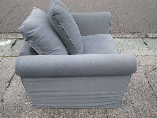 配達します イケア Ikea 一人掛けソファ グローンリード 1p 色 グレー ポテト 草加のソファ 1人用ソファ の中古あげます 譲ります ジモティーで不用品の処分