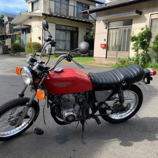 HONDA cb400ss用タンク 赤ヨンフォア