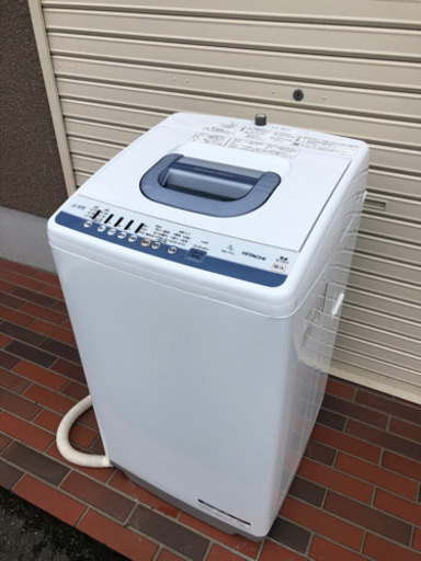 美品■HITACHI 洗濯機 日立 全自動洗濯機 2017年製 NW-T73 白い約束