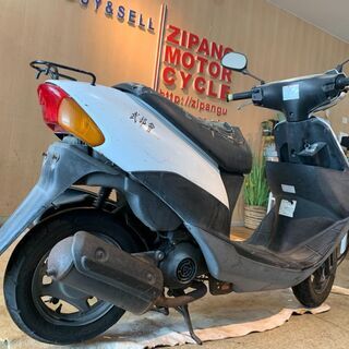 スズキ レッツ2 白 走行 9565km エンジン始動のみ確認OK スクーター