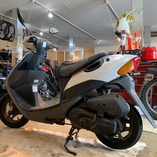 スズキ レッツ2 白 走行 9565km エンジン始動のみ確認OK スクーター