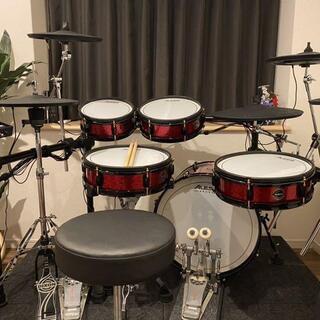 電子ドラム ALESIS STRIKE PRO SPECIAL EDITION 中古美品　上位機種　4タム3クラッシュ　ハイハットスタンド＆椅子付き