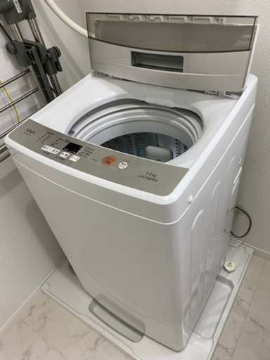 美品！2018年製 AQUA 洗濯機 AQWーBK50F - 洗濯機 