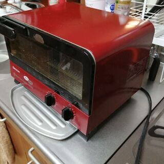2012年製　コイズミ　オーブントースター(赤)【品番：ＫＯＳー...