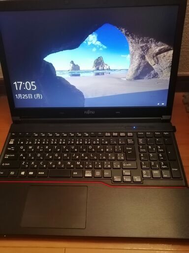 富士通 第4世代Core i5搭載 メモリ8G HDD320G CDDVD読み書き HDMI出力　テンキー 大画面15.6インチ液晶 Wifi対応 最新windows10