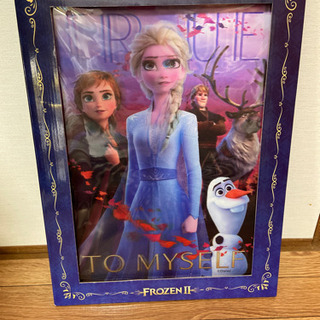 新品　アナと雪の女王　3Dアートポスター