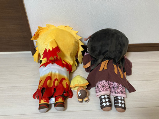 鬼滅の刃ジャンボ寝そべりぬいぐるみセット 清水巧美 赤塚のおもちゃ ぬいぐるみ の中古あげます 譲ります ジモティーで不用品の処分