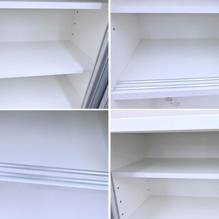 IB19 高級メーカー松田家具 食器棚 ダイニングボード レンジボード キッチンボード スライドドア 引出一部オートクローズ