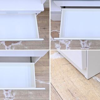 IB19 高級メーカー松田家具 食器棚 ダイニングボード レンジボード キッチンボード スライドドア 引出一部オートクローズ